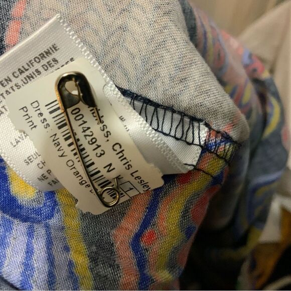 Trina Turk Summer Dress Butterfly Print Off Shoulder Black Colorful Mini XS - Picture 9 of 11